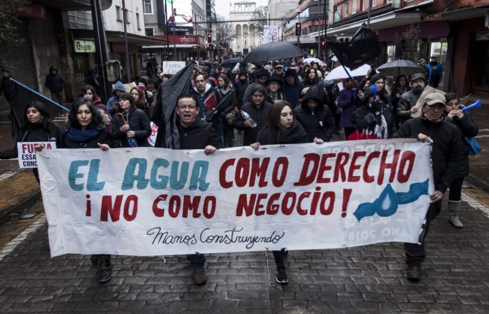 Protesto em Chile